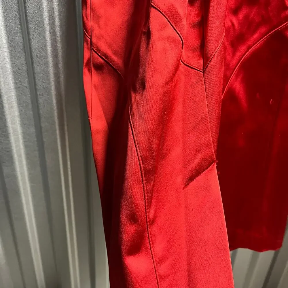 Bebe Red Strapless Midi Dress - Picture 5 of 10